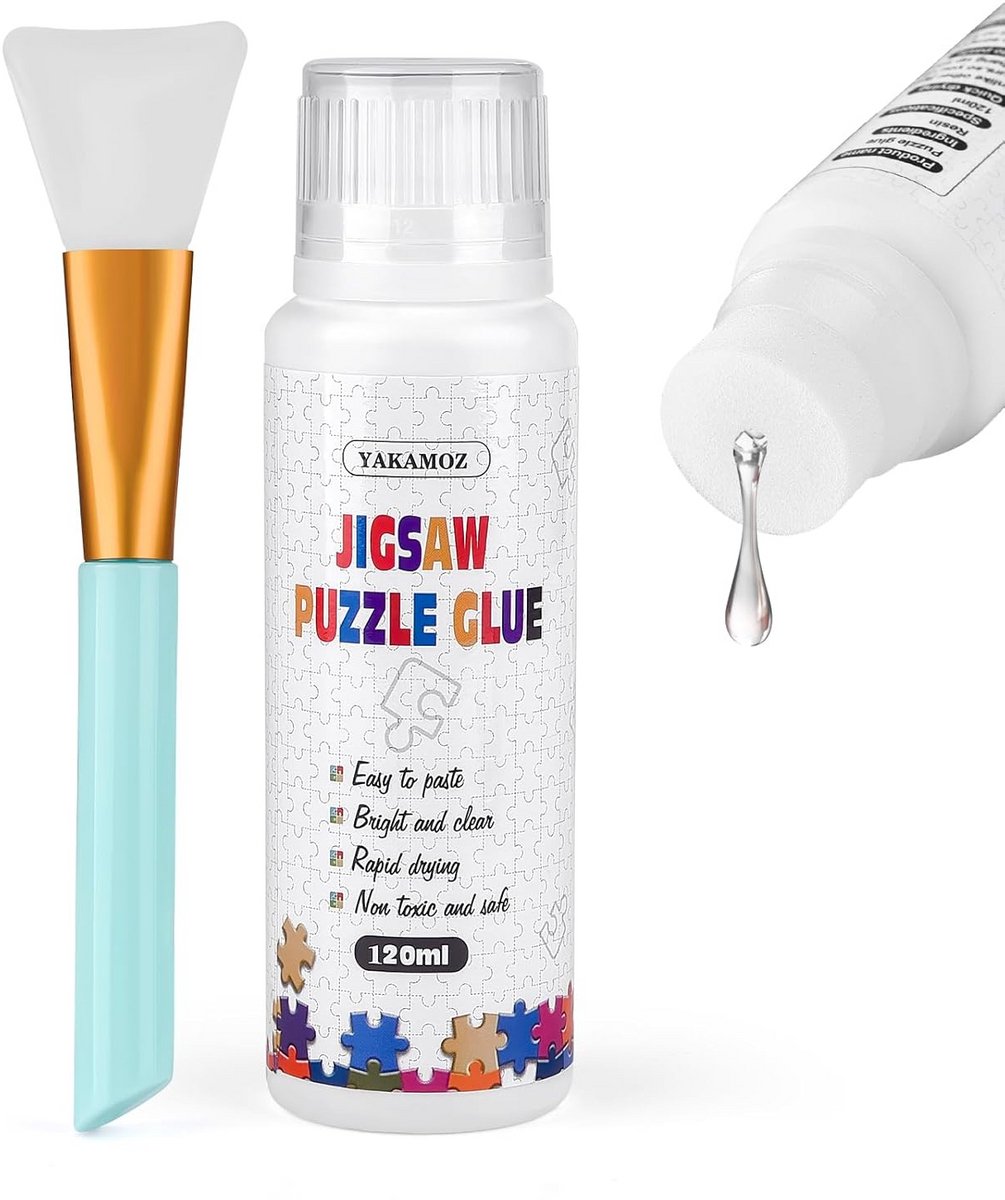 Puzzellijm met Nieuwe Sponsapplicator voor 1000 tot 3000 Stukjes