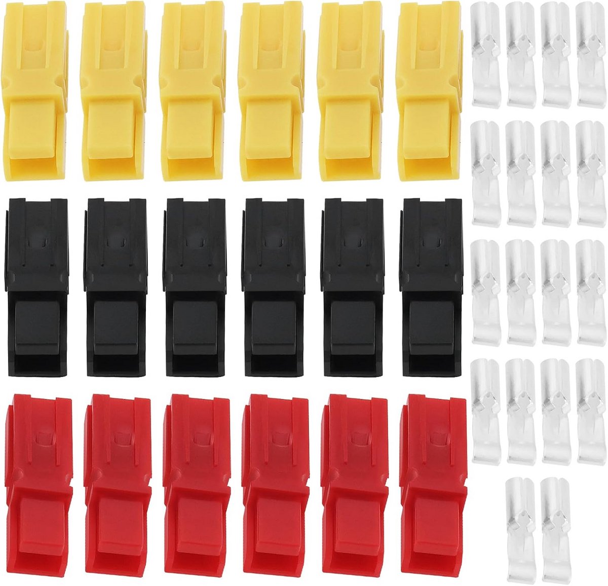 18 Stuks 30A Batterij Connectoren voor Lithium Batterijen Vervanging van Anderson Stekkers