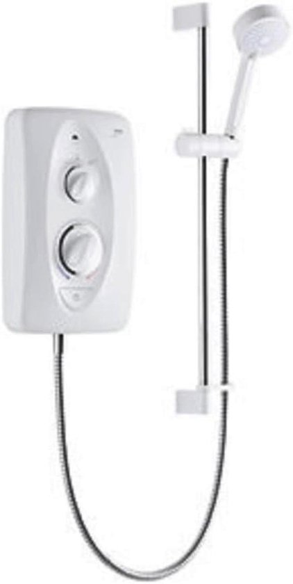 Elektrische douche met instelbare functies, chroom, 10,8 kW, moderne uitstraling