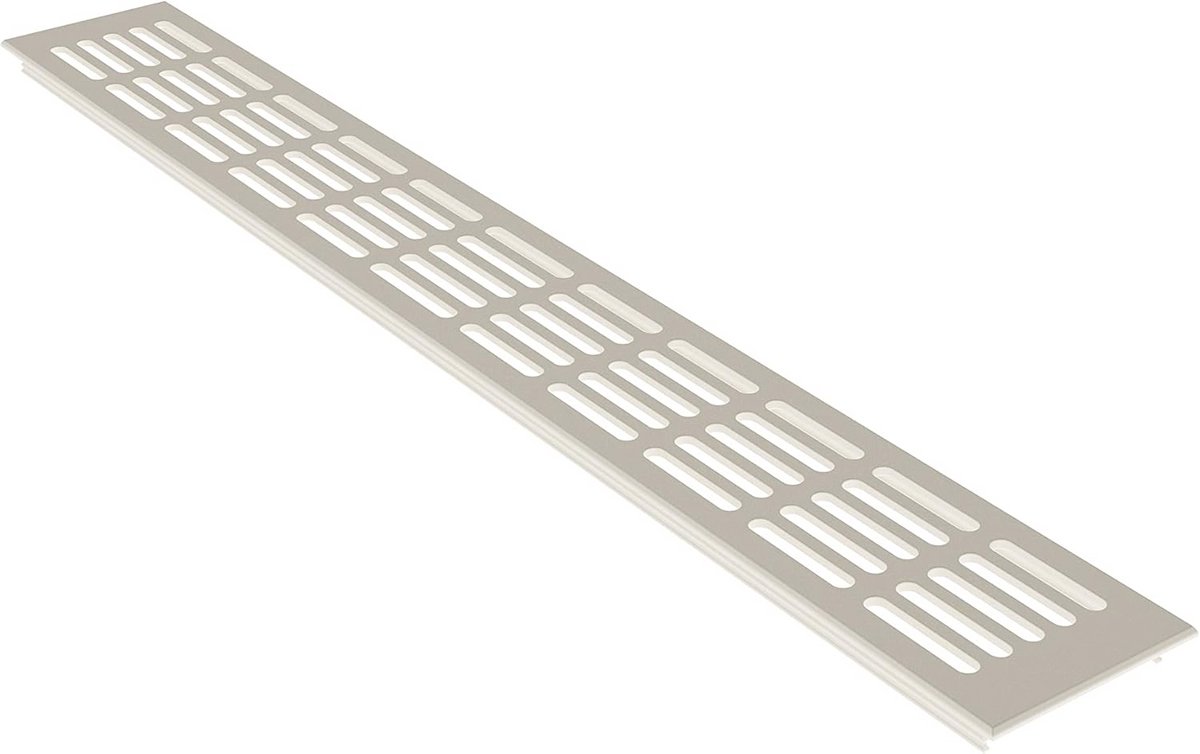 Ventilatierooster Aluminium 80mm x 400mm - Ventilatieplaat voor Optimale Luchtcirculatie