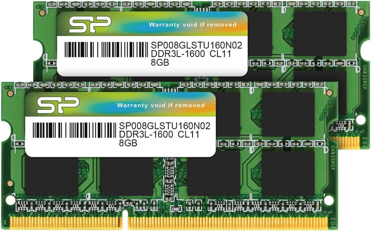 16 GB DDR3 1600 MHz SODIMM Laptopgeheugenmodule - Laag Voltage en Energiebesparing