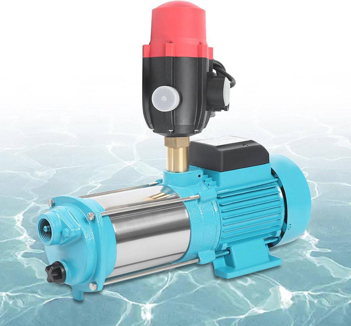 Centrifugaalpomp voor Irrigatie en Tuin, Zelfaanzuigend, 1300 W, 9,8 bar, 4000 l/h