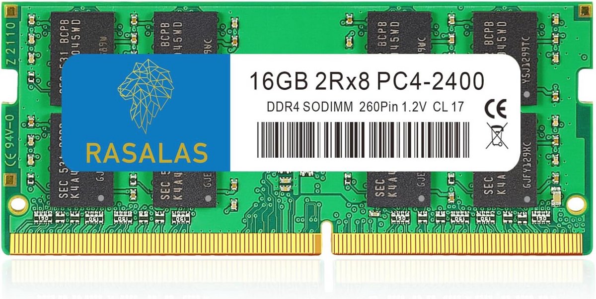 8 GB DDR4 2400 MHz SODIMM RAM Geheugen Upgrade voor Laptops
