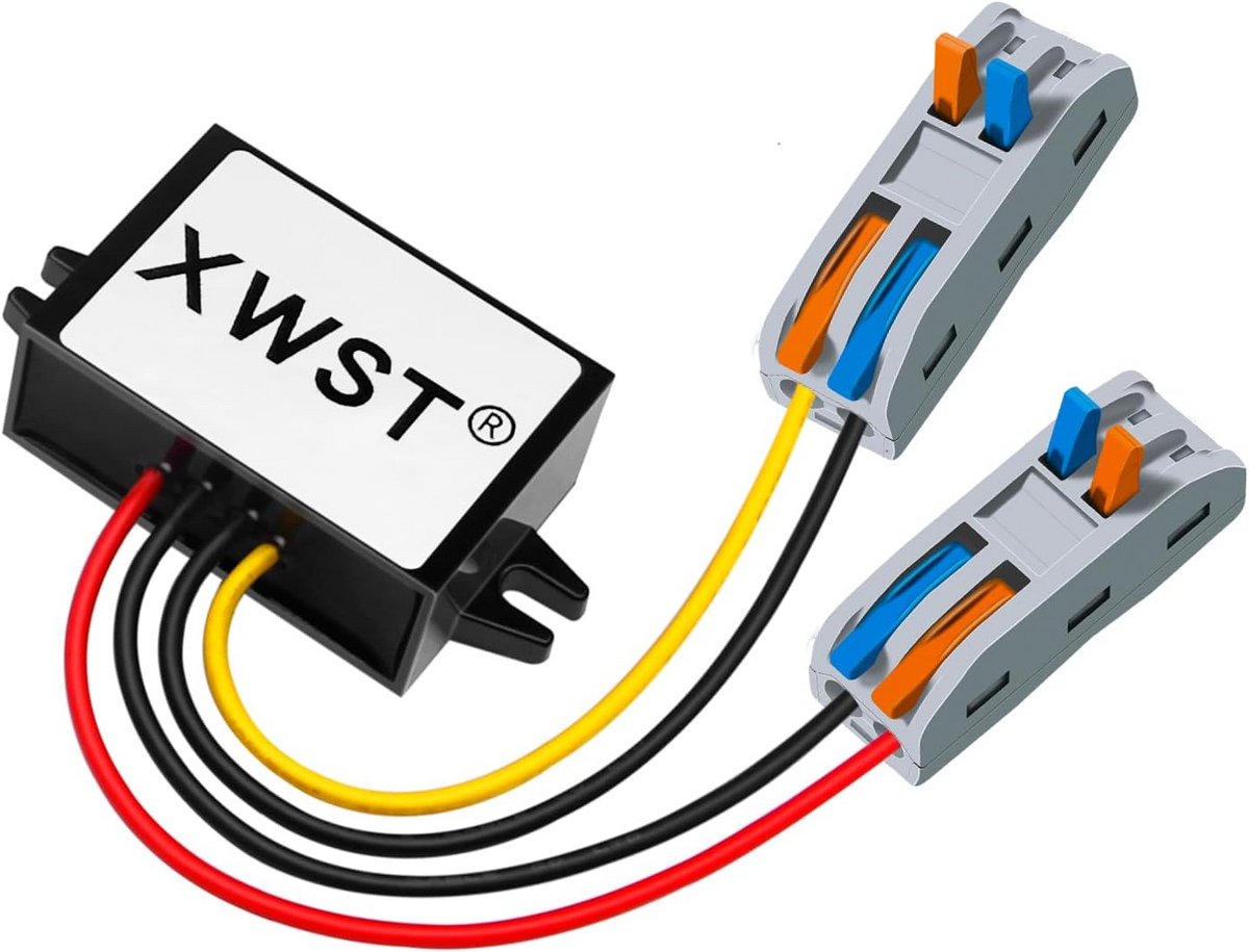 DC-DC Spanningsomvormer 20-90V naar 12V 2A 24W Waterdicht IP67 voor Auto, Golfkar en LED Verlichting