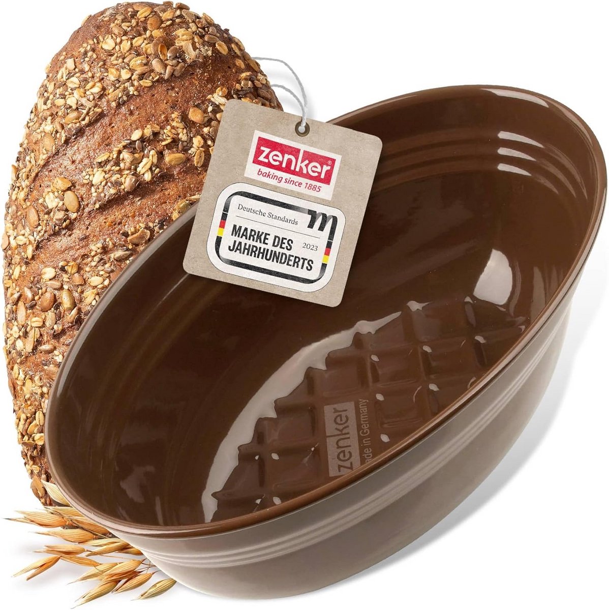 Broodbakvorm Emaille Kastanjebruin - Hittebestendig en Vaatwasmachinebestendig - 2000 ml