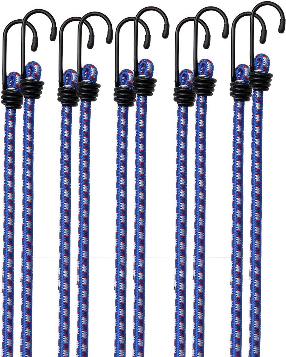 10x Spannende Elastische Spanriemen 30.5cm - Duurzaam en Weerbestendig