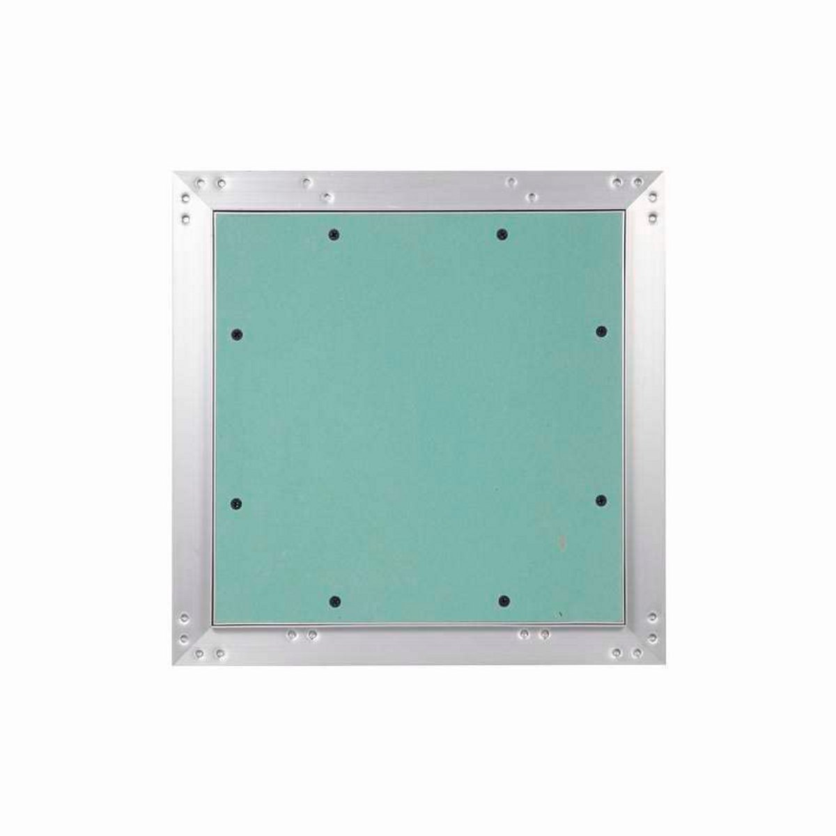 Vierkante Deurklep van Aluminium - 50 x 50 cm, Karton, Standaard, Zonder Haken