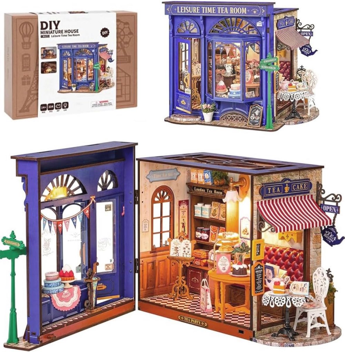 Miniatuur Huis Bouwpakket voor Volwassenen en Kinderen - DIY Poppenhuis Model