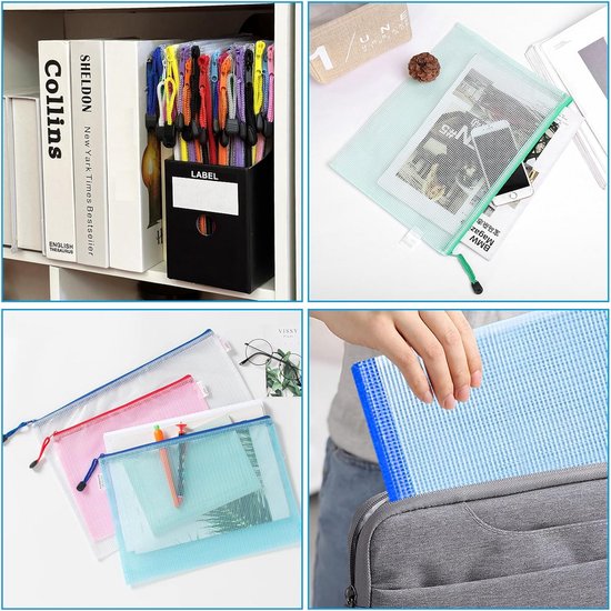Boîte/Sac Anti-Odeur Avec Serrure à Code - Pochette Étanche Organisateur Pour Documents, Argent, Voyage - 21x10.5x8cm