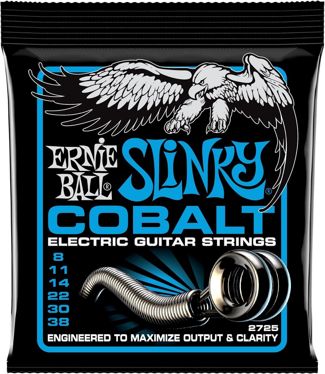 Extra Slinky Cobalt Snaren voor Elektrische Gitaar - 8-38 Gauge