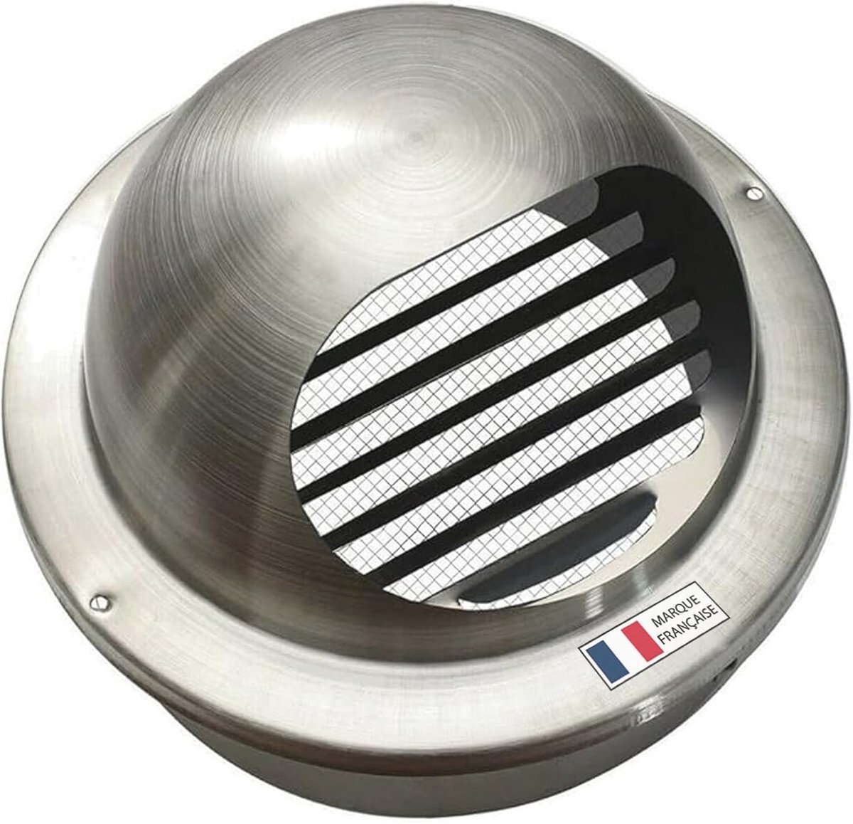 Roestvrijstalen Ventilatierooster 125 mm met Muggennet en Luchtafvoer voor Ventilatie en A