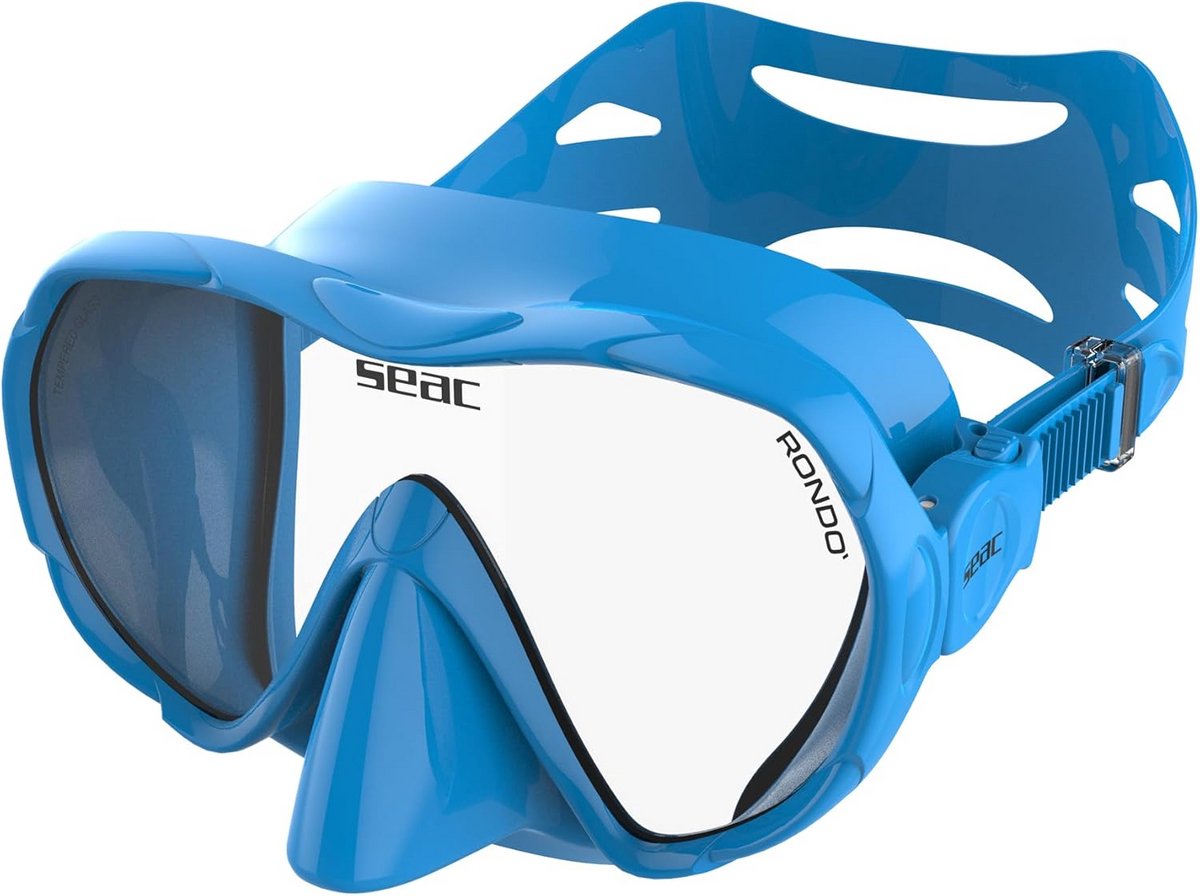 Silicone Single Lens Frameless Diving Mask for Snorkeling and Diving - Ultralight and Hydrodynamic