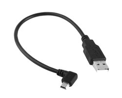 OneOne 0,31m Mini USB kabel. Haakse laadkabel naar rechts. USB naar Mini USB oplaadkabel snoer past op Garmin DriveSmart 50, DriveSmart 51, DriveSmart 55, DriveSmart 60, DriveSmart 61, DriveSmart 65, DriveSmart 71