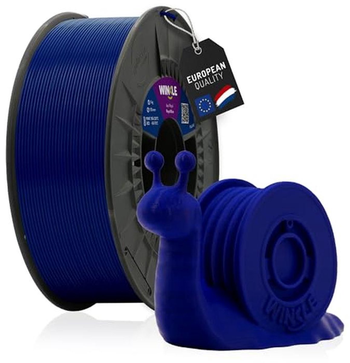 PLA HD Filament 1.75mm Koningsblauw 1kg voor 3D Printers - Milieuvriendelijk en Precisie Materiaal