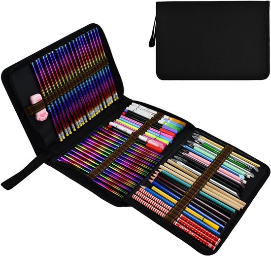 XITEA Grote Marker Organizer Draagtas 168/224 Slot Marker Pen Tas met Schouderband voor Borstel Pen Kunstbenodigdheden Draagbare Kunstbenodigdheden Organizer, Groen, 168 holes, Modern design XITEA Grote Marker Organizer Draagtas 168/224 Slot Marker Pen Tas met Schouderband voor Borstel Pen Kunstbenodigdheden Draagbare Kunstbenodigdheden Organizer, Groen, 168 holes, Modern design