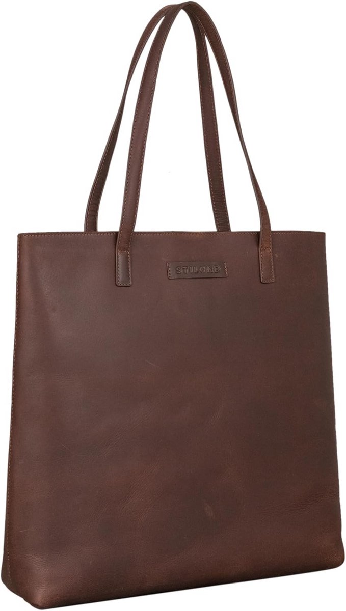 Luxe Leren Shopper Tas Dames Vintage Schoudertas Ruim