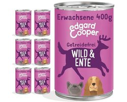 Graanvrij Natvoer voor Volwassen Honden met Vers Vlees en Groenten - 400g x 6