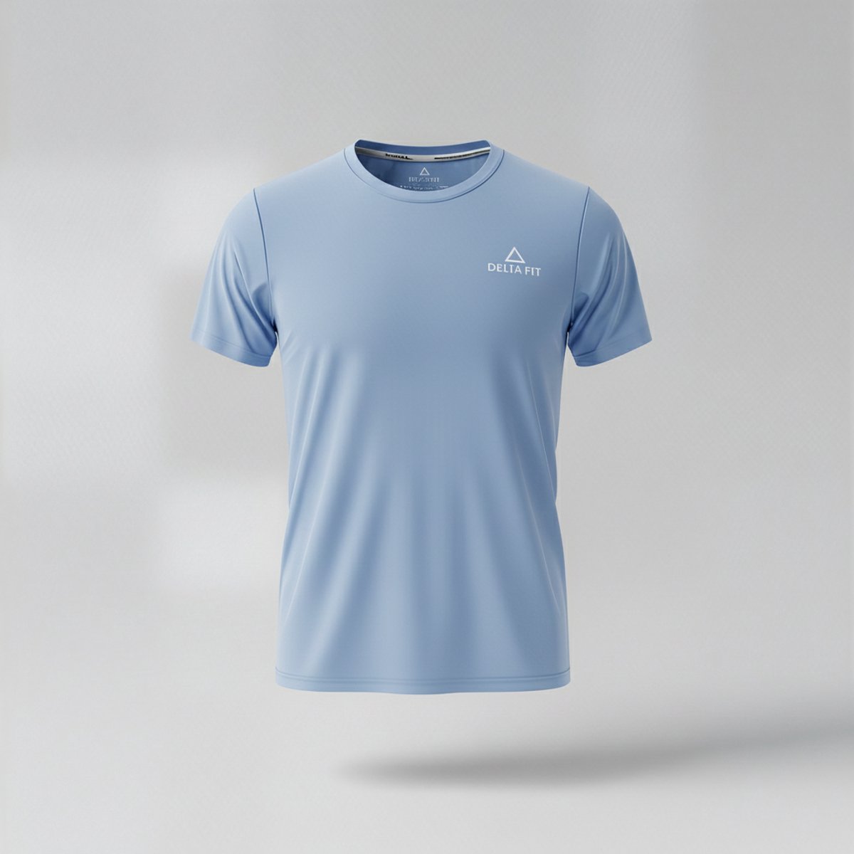 Delta Fit Lichtblauw Hardloopshirt – Ultralicht – Ademend – Maat XXL