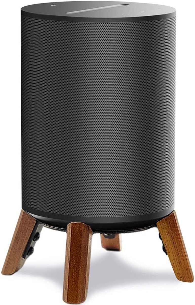 Standaard voor Sonos Era 100 - Echt Walnoothout Driepoot Tafelstandaard