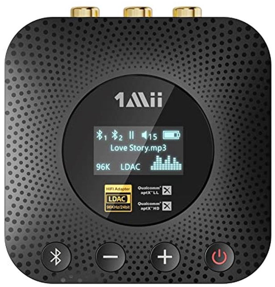 Hi-Res Bluetooth 5.1 Muziekontvanger voor Thuis Stereo met LDAC en aptX HD