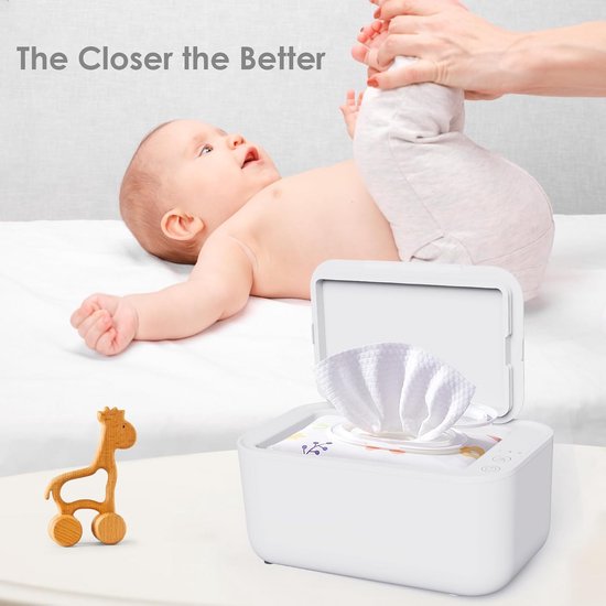 Baby Billendoekjes Warmer met Groot Formaat - Constante Warmte voor Pasgeborenen — afbeelding 5