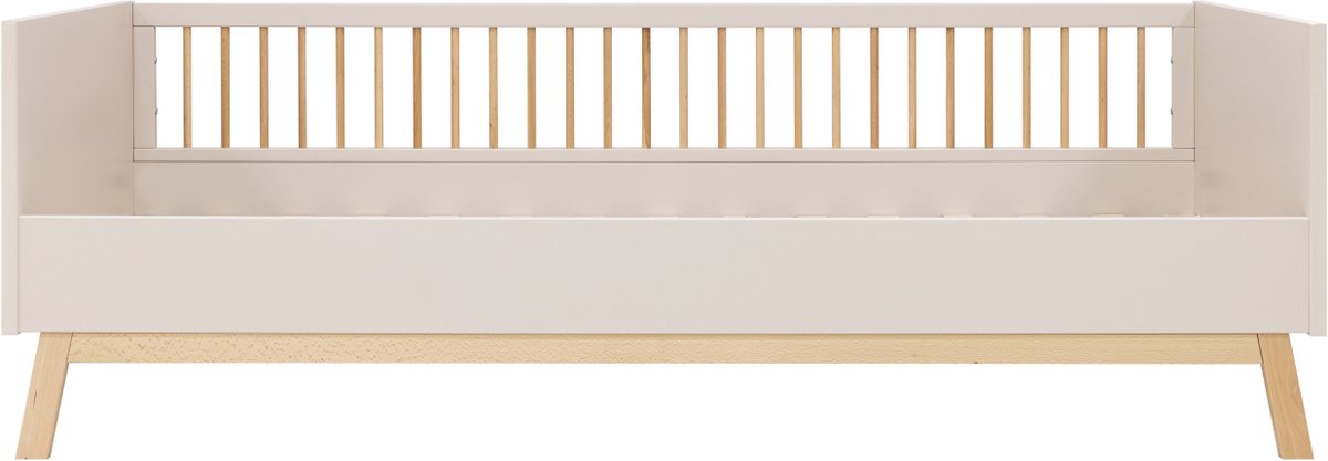 Bopita Lines Bedbank 90 × 200 cm – Dune / Naturel