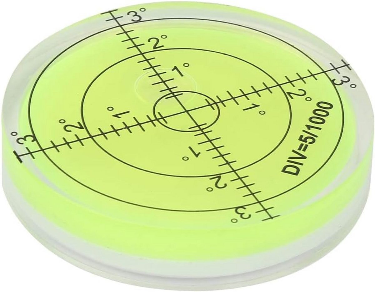 Ronde Waterpas met Schaalverdeling - Nauwkeurige Meetinstrument voor Camera's en Zelfbouwprojecten