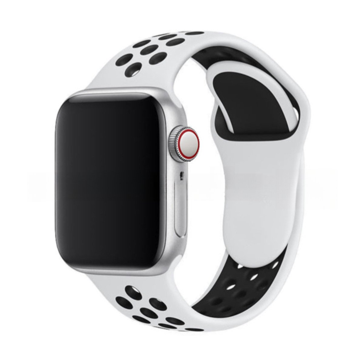 Compatibel met de Apple iWatch 678910SE Sport Band, geschikt voor 38-40-41-42 mm (S10-11).