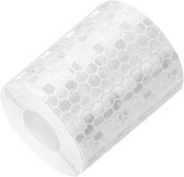 Reflectie Tape - Reflectie Rol - Reflector Fiets - Reflecterende Stickers - Reflecterende Tape - Reflectietape Reflecterend Zelfklevend - 300x5cm - Wit
