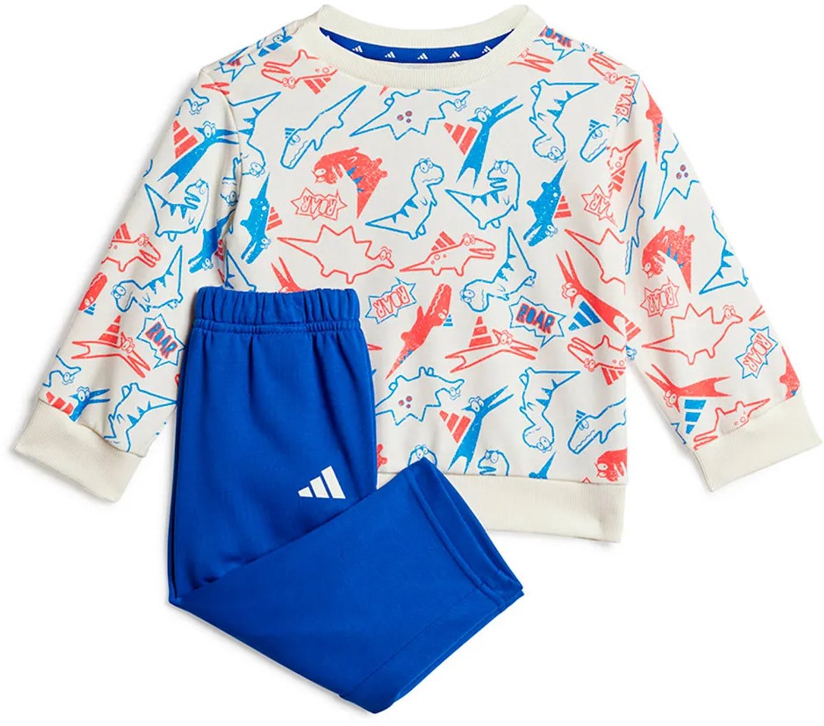 Adidas Seasonal Essentials Adiraptor French Terry Jogger Set 12-18 Months Kinderen Creme