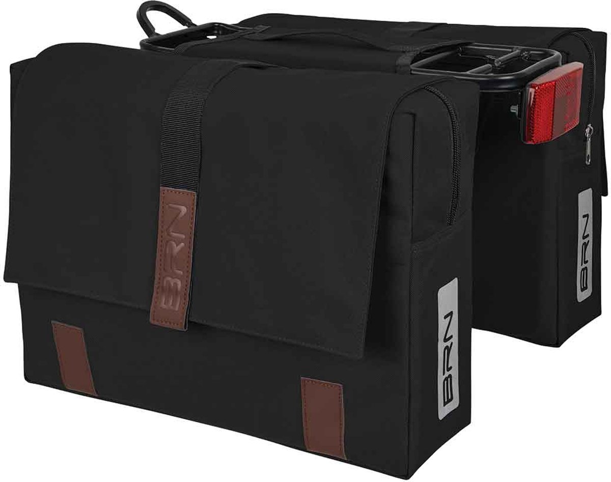 BRN Spring fietstassen 22 liter, zwart