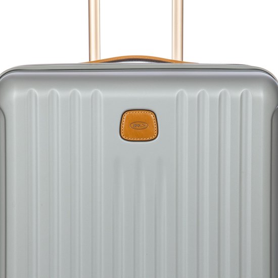 BRIC'S Valise Capri Trolley 69 cm / 83 - 90 L Expandable Silver Argenté