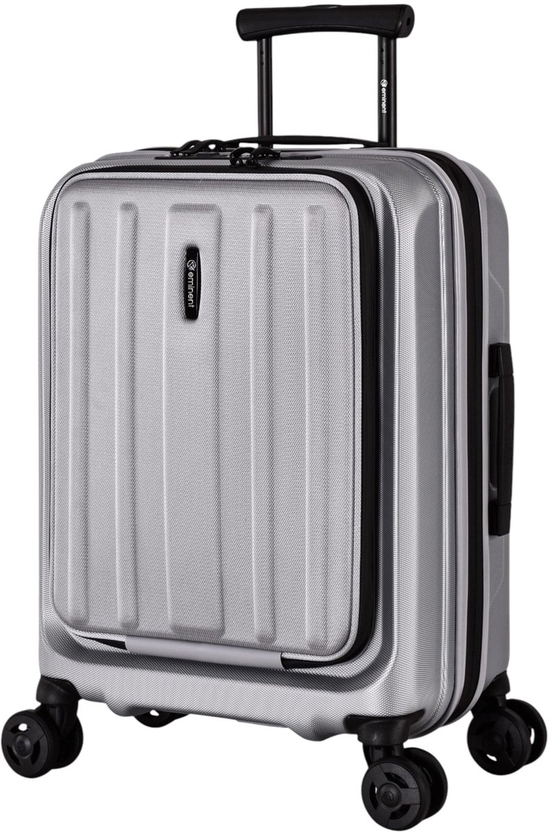 Eminent KAPSTADT BUSINESS PREMIUM - 4-wielige cabine trolley 55 cm erw. (silber)