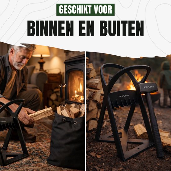 Jaxplore Houtklover - Gietijzer - XL van Jaxplore — afbeelding 3