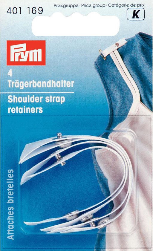 Schouderbandhouders wit 4 st. - Lingerie accessoires - Prym