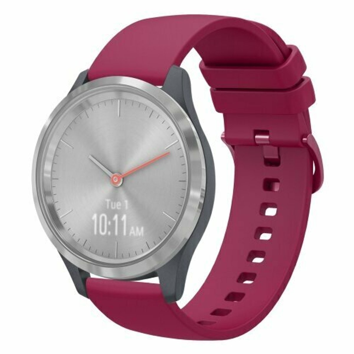 By Qubix - Geschikt voor Xiaomi Watch S4 - 41mm - Soft siliconen bandje - Wijnrood