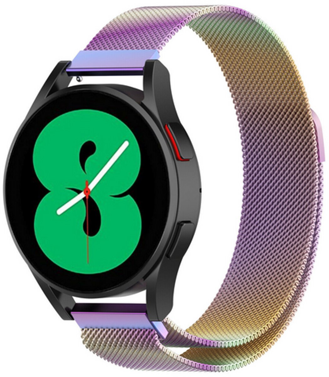 By Qubix - Geschikt voor Xiaomi Watch S4 - 41mm - Milanese bandje - Multicolor