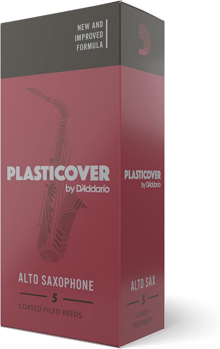 5x Kunststof Altsaxofoon Riet - Sterkte 4.0 - Duurzaam en Vochtbestendig
