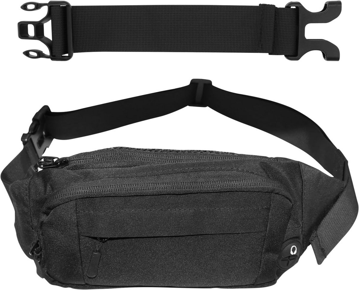 Waterdichte Taille- of Heuptas voor Heren en Dames - Universele Sport- en Reistas met Verstelbare Band