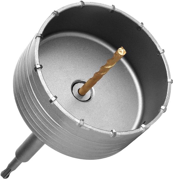 Holle Boorkroon 130 mm SDS Plus Set voor Beton, Steen en Metselwerk | bol