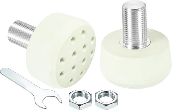 Mruabtiy 2-pack rolschaatsen teen stopt pluggen rubber remblok stopt 82A PU teen stopt vervanging verstelbare skate-accessoires (rood Mruabtiy 2-pack rolschaatsen teen stopt pluggen rubber remblok stopt 82A PU teen stopt vervanging verstelbare skate-accessoires (rood