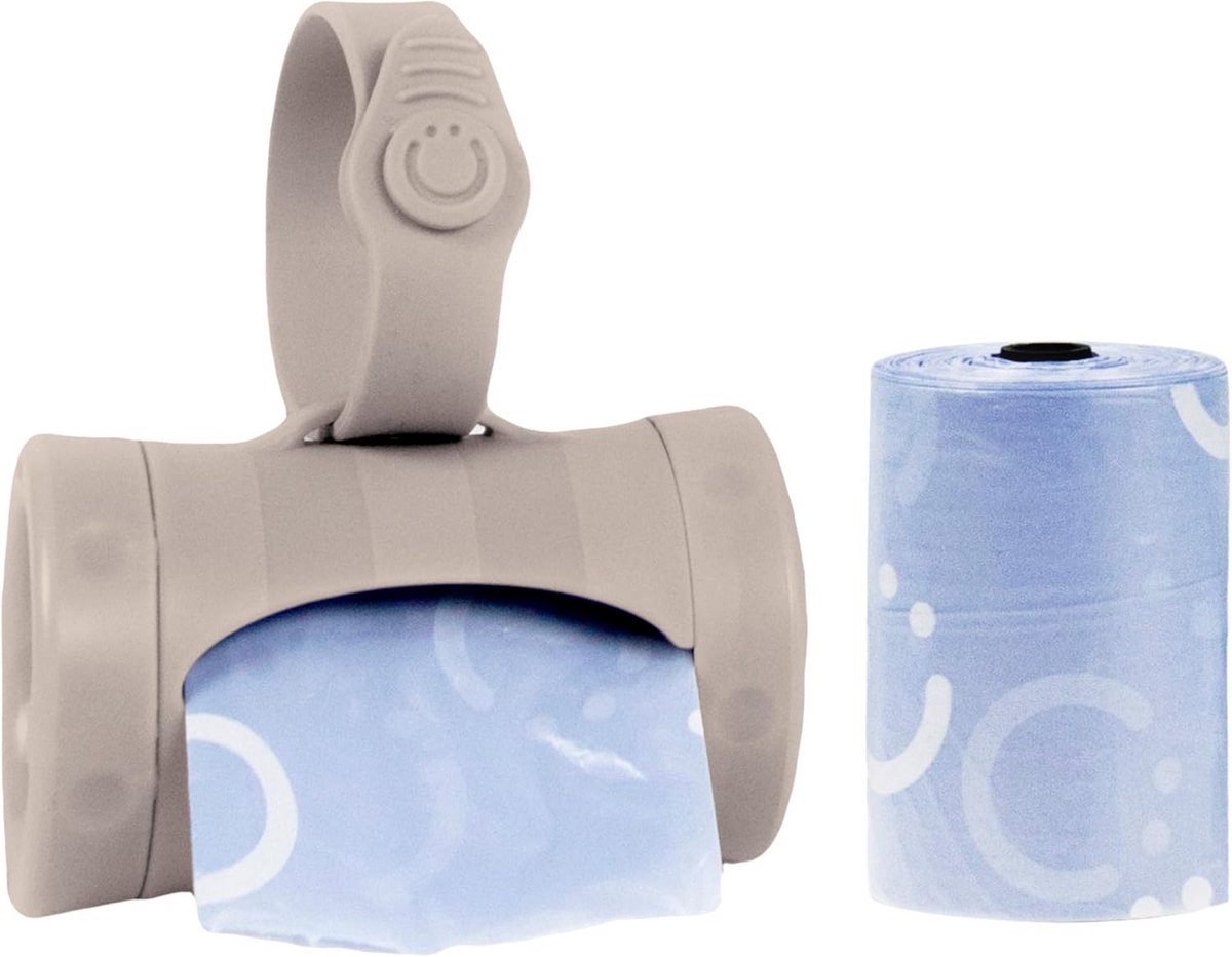 Afrolbare Luierzakjes Dispenser voor Onderweg - Universele Bevestiging voor Kinderwagen en Luiertas