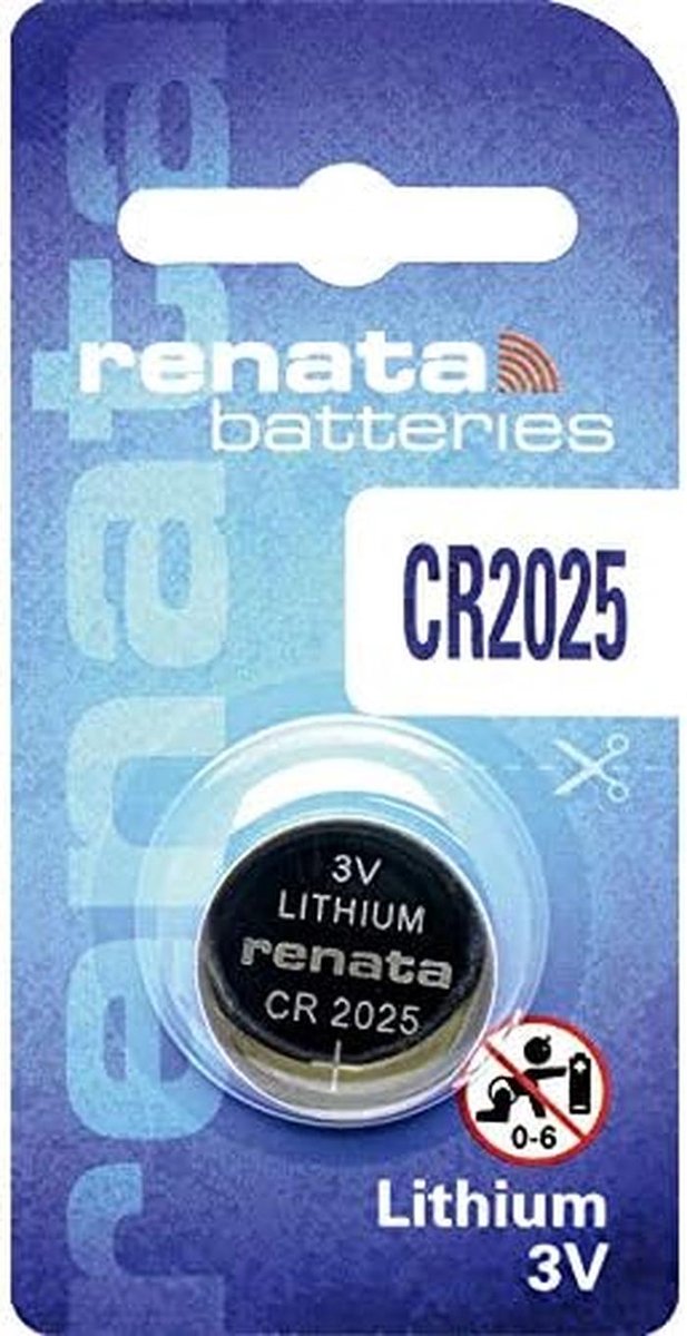 Renata CR2025.CU lithium knoopcelbatterij 165 mAh