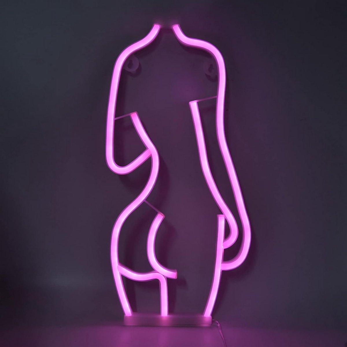 Rood Neon LED Wandlamp - Decoratieve Back Body Art & Reclame Licht voor Bar, Feest of Interieur