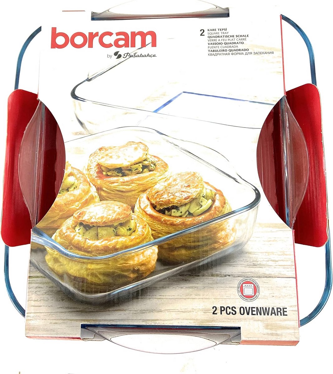 Ronde Ovenschalen Set Gemaakt van Hittebestendig Glas - Geschikt voor Oven, Magnetron en Vaatwasser