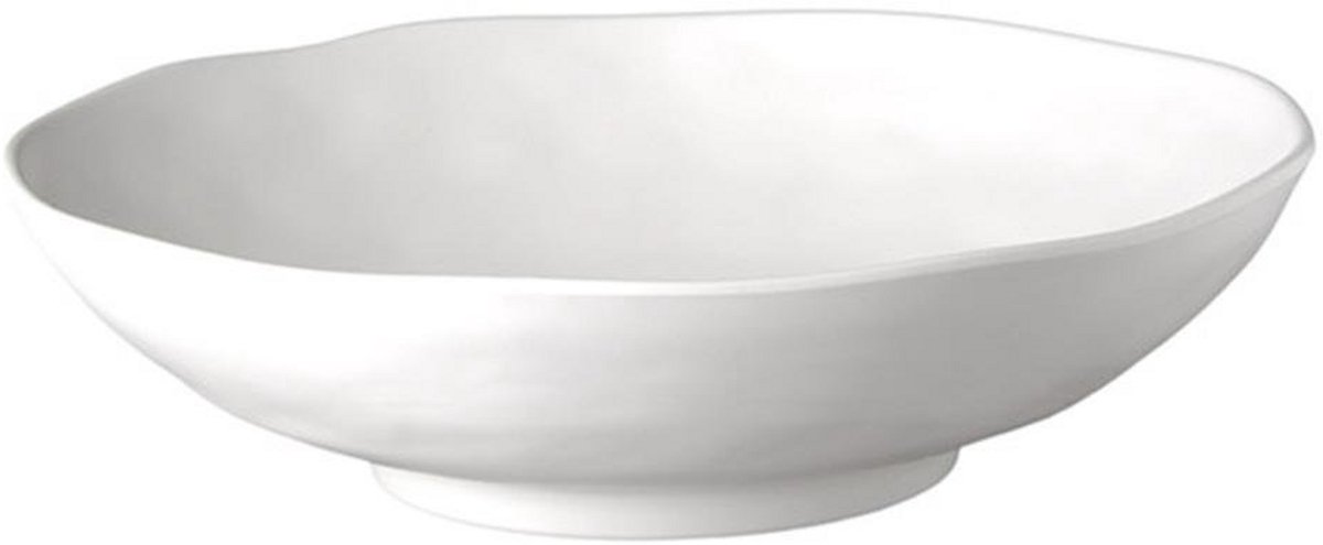 Zwarte Serveerschaal Ø 31 cm - Steeneffect Melamine - Hoge Kwaliteit Buffetkom