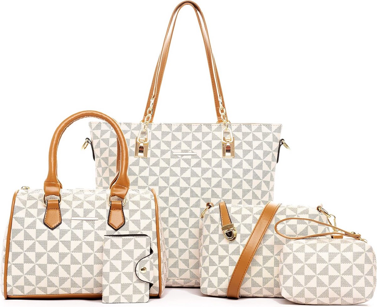 Stijlvolle Dames Handtas Schoudertas Tote Grote Top Handle Tas