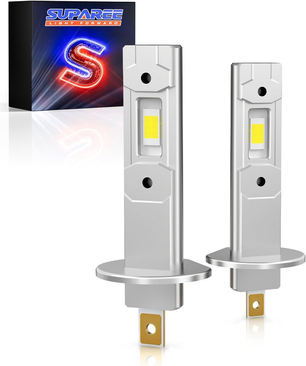 H1 LED Lampen Auto Set (2 stuks) 50W Canbus – 20.000 Lumen – 6500K Wit Licht – Plug & Play Vervanging