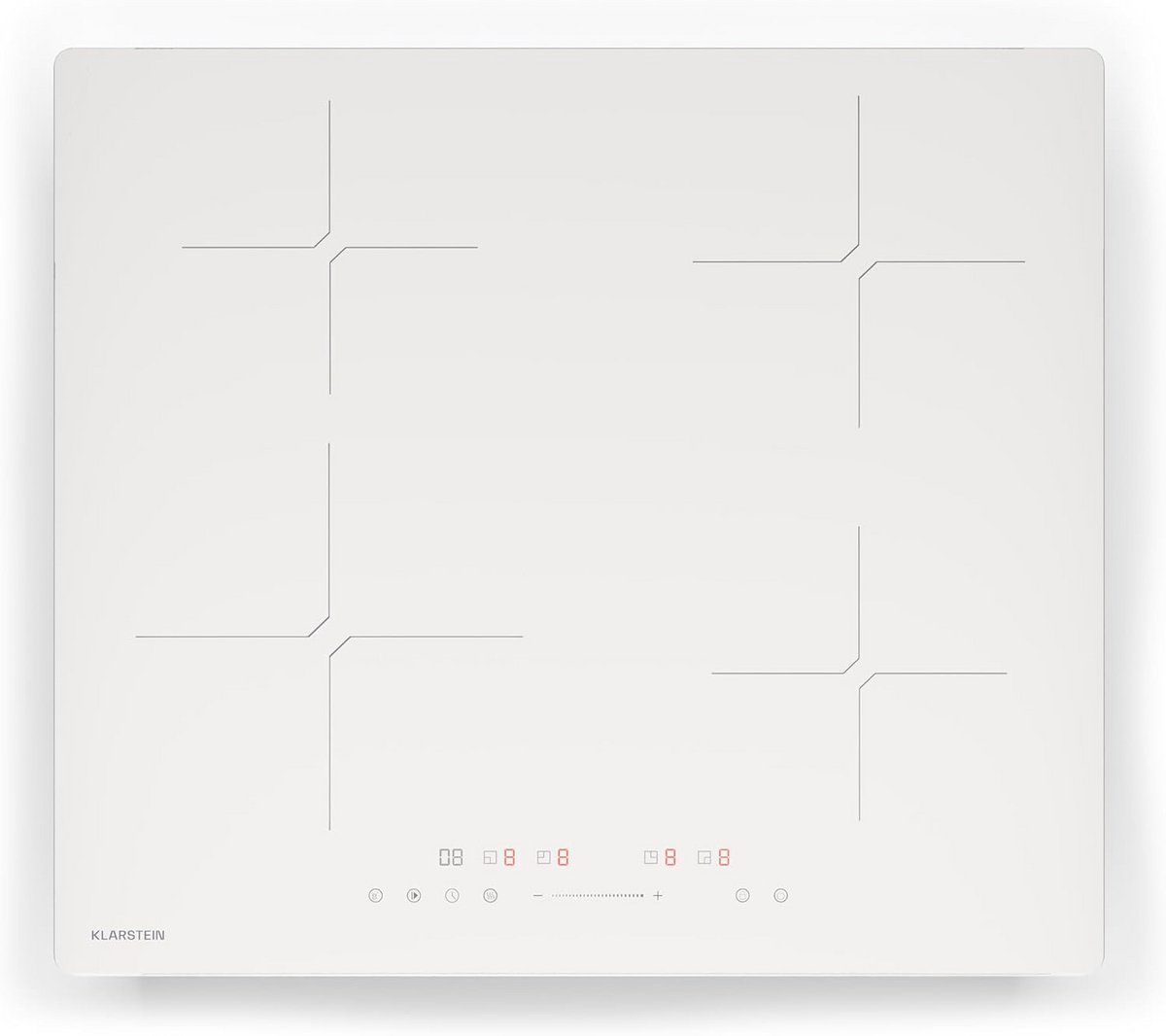 Inductiekookplaat 4 Zones – 7800W Vermogen SenseControl & Timer – 60 cm