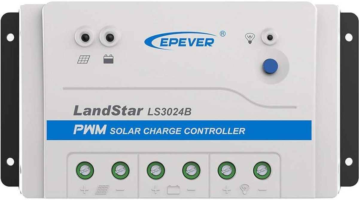 PWM Zonnelaadregelaar 10-30A voor 12V/24V Zonnepanelen